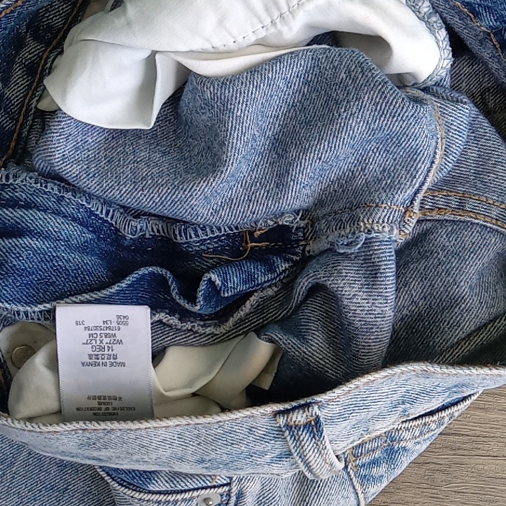Levi's Classic Light Blue Straight Jeans 14reg 27 W 27 L - Picture 10 of 10